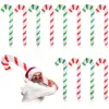 12Pcs Christmas Inflatable Candy Canes Stick Balloons New Year Christmas Holiday Decorations Candy Canes Toy for Outdoor Party 1