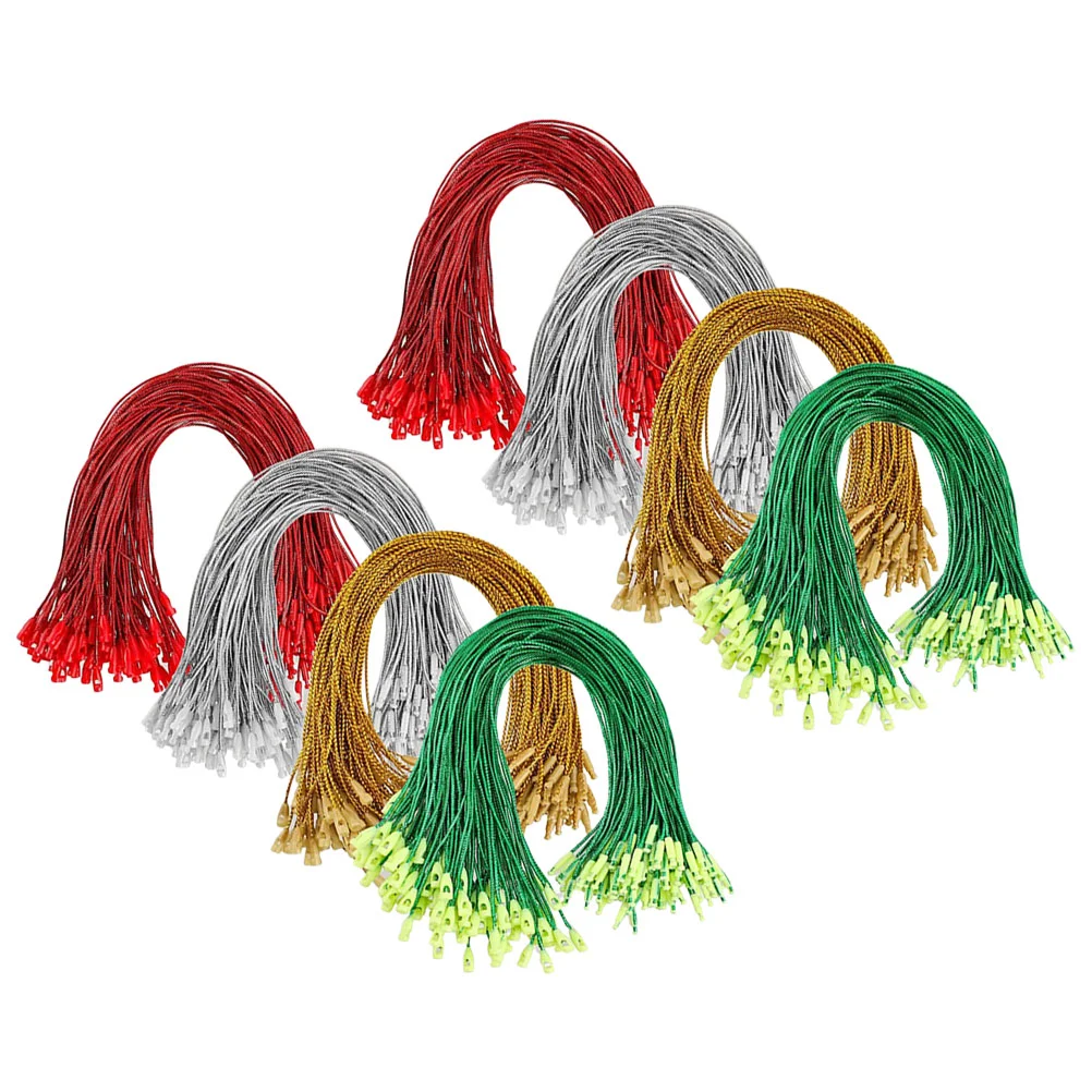 

Christmas Ornaments Hanger Strings Hanging Tag Ropes Clothing Tag Hanging Ropes Jewelry Rope With Buckle And Tag Rope
