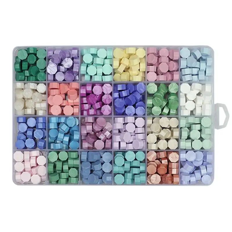 실링왁스 그리드 레트로 박스 옻칠 왁스 팔각형 페인트 씰링 왁스 입자 그리드 플라스틱 상자 DIY 청첩장 봉투 스크랩북 실링왁스 그리드 레트로 박스 옻칠 왁스 팔각형 페인트 씰링 왁스 입자 그리드 플라스틱 상자 DIY 청첩장 봉투 스크랩북