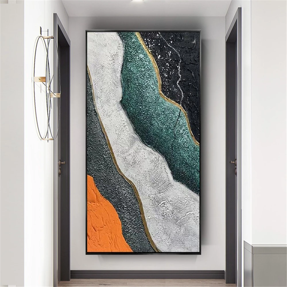 

Real Hand Drawn Oil Paintings For Living Room Hang Paint On Canvas Art Pictures Indoor Landscape Mural Home Decor Gift Artwork