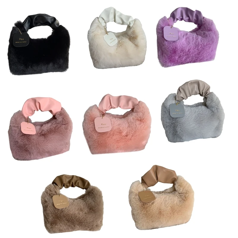 

Fashion Forward Plush Crossbody Bag Handbag Crossbody Bags for Fall and Winter