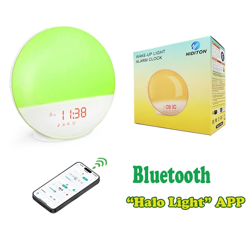 Sveglia Intelligente Con Ricarica Wireless E Macchina Del Rumore Bianco – Design Compatto ABS, Display Digitale, Per Comodino E Camera Da Letto