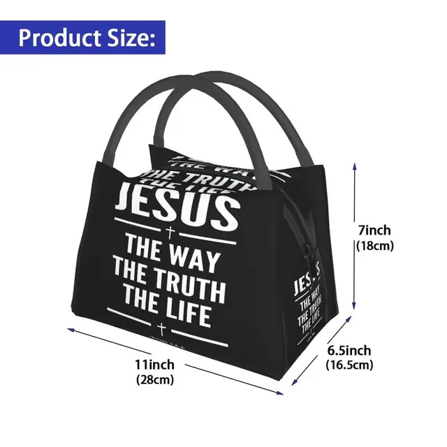 Custom Jesus The Way The Truth The Life Lunch Bags