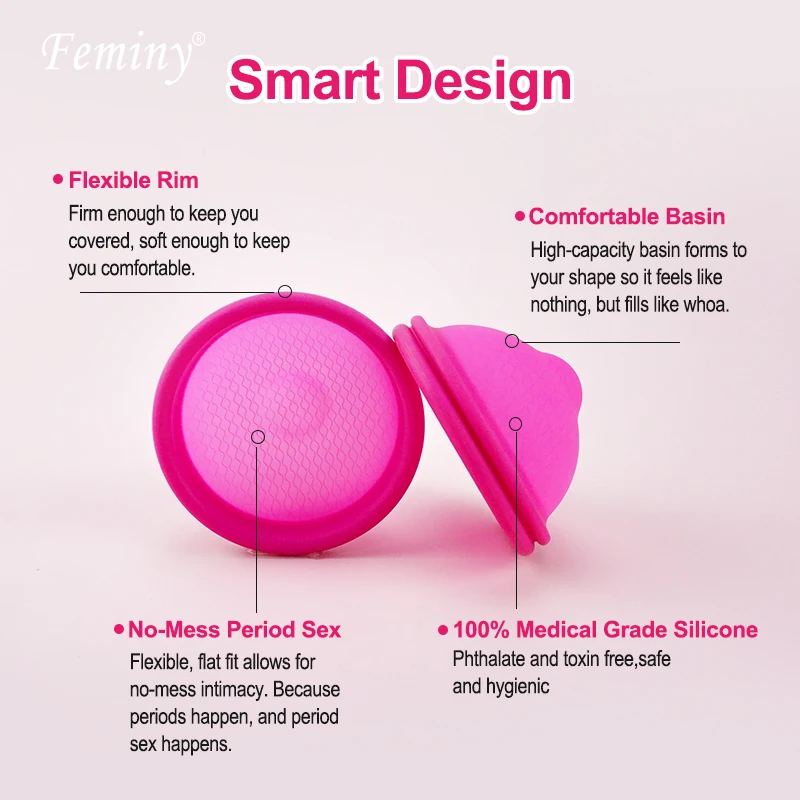 Reusable Silicone Disc With Storage Bag Disk Femenino Lady Cups Disco Kit Women Personal Health Care Products 4