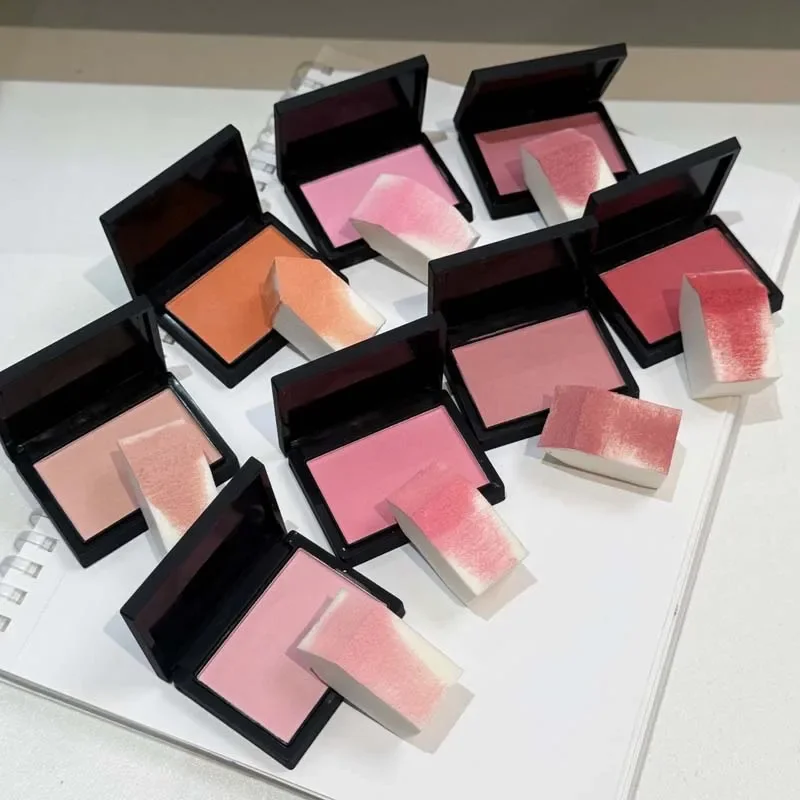 HERORANGE Powder Blusher Palette Rose Low Saturation Nude Orange Korean Sexy Pink Blush Matte Natural Rouge Facial Cheek Contour 2