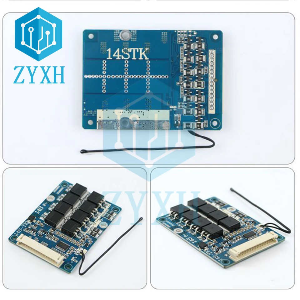 Bms-li-ion Baterias Charge Board 14s 52v 20a 30a 18650 Ntc Proteção de Temperatura para Ebike Escooter - Image 4