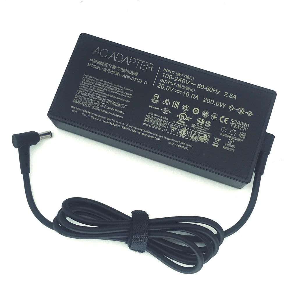 ASUS FX506HM GA503Q 20V 10A 노트북 충전기용  200W 전원 어댑터(케이블 포함)