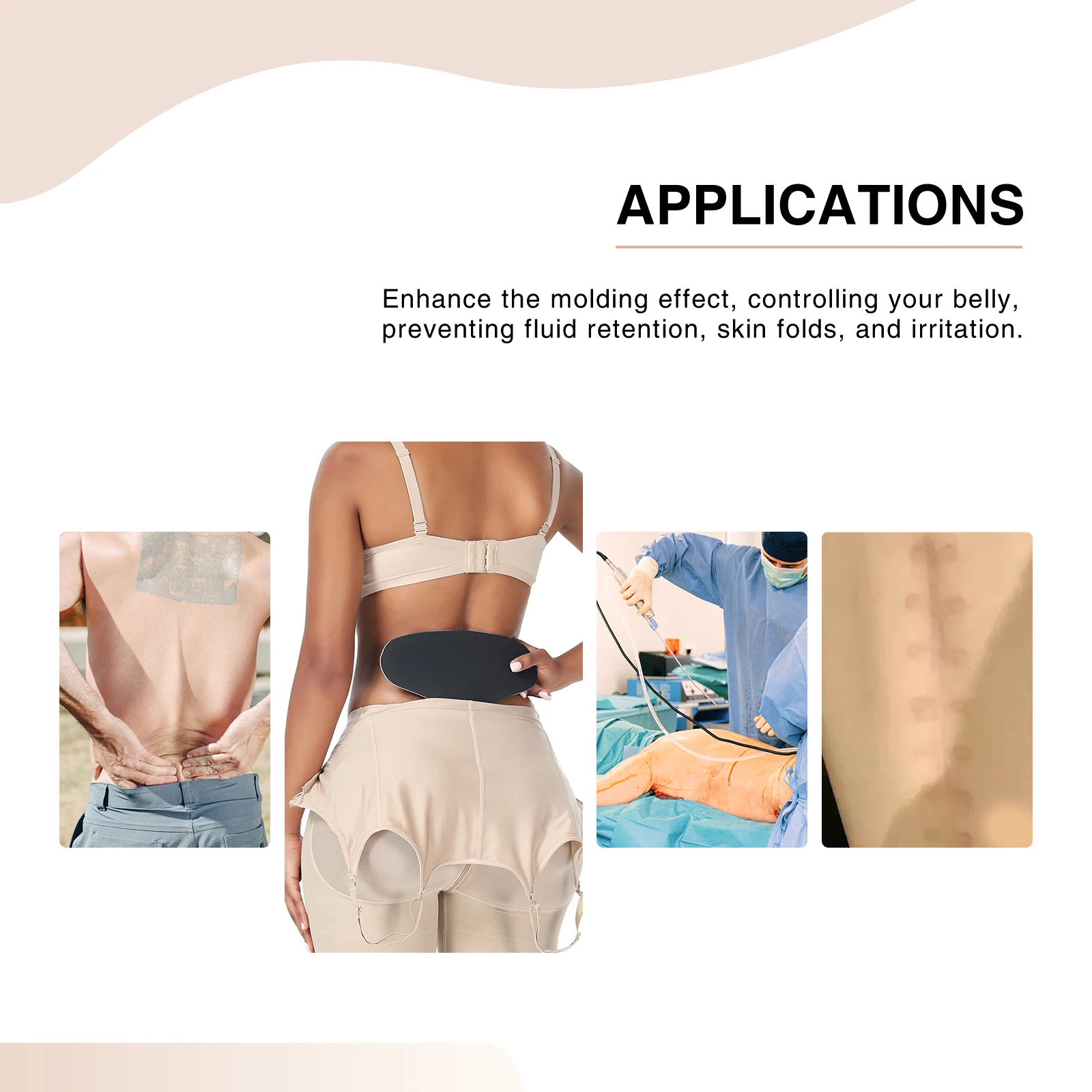 Lipo Foam Post Surgery Compression Ab Board For Stomach Belt Abdominal  Liposuction Faja Abdomen Back Lumbar Op Belly Flattening - AliExpress