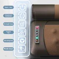 Multifunctional Lumbar Traction Massage Mattress Cushion Full Body Electric Shoulder Neck Waist Back Vibrations Removable Gift 4