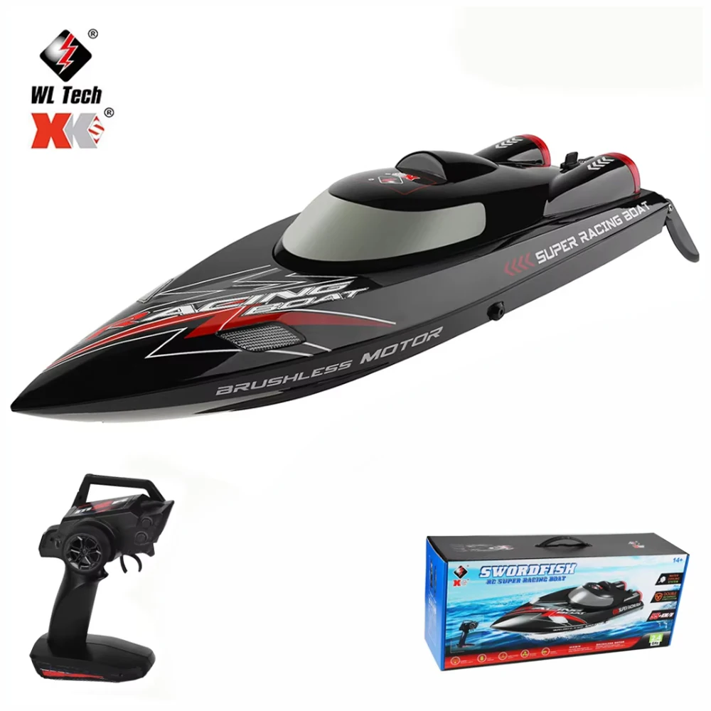 WLtoys WL916 Bateau RC 55km/h Sans Balais 2.4GHz - Modèle de Course