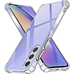 Transparent Silicone Soft Protective Phone Case Cover - Transparent Case (A54)