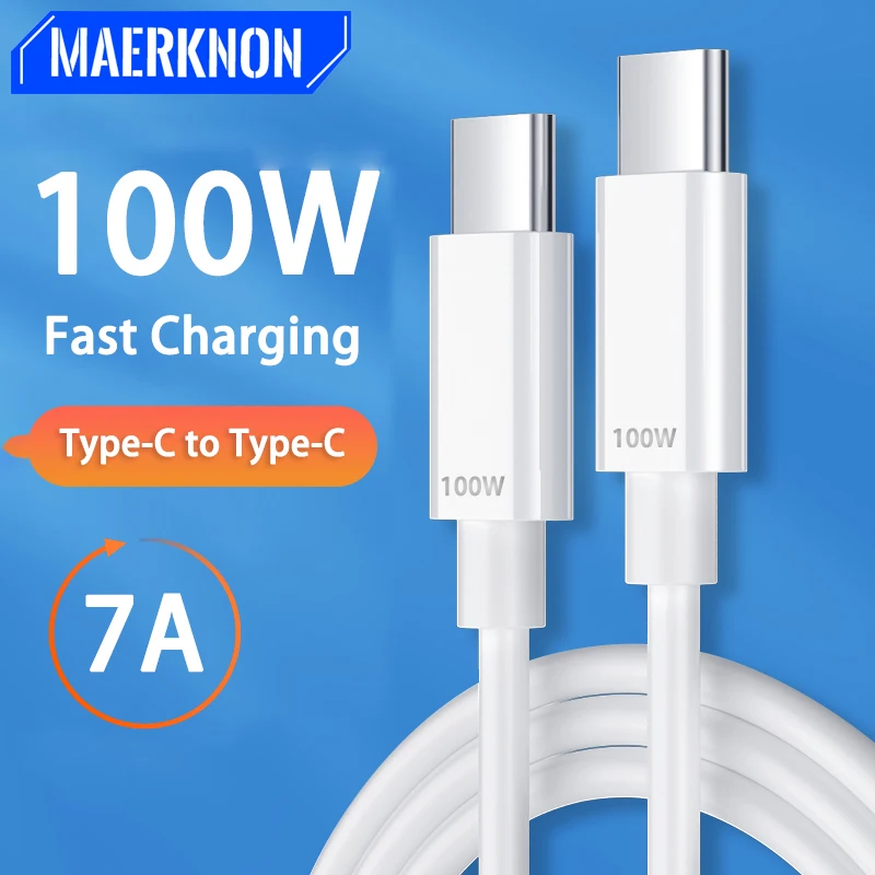 7A Cavo Usb C 100W Cavo Da Usb C A C 100W Ricarica Rapida Per Iphone 15 14 Pro Max Samsung Galaxy S23 S22 Ultra Xiaomi 13 Redmi