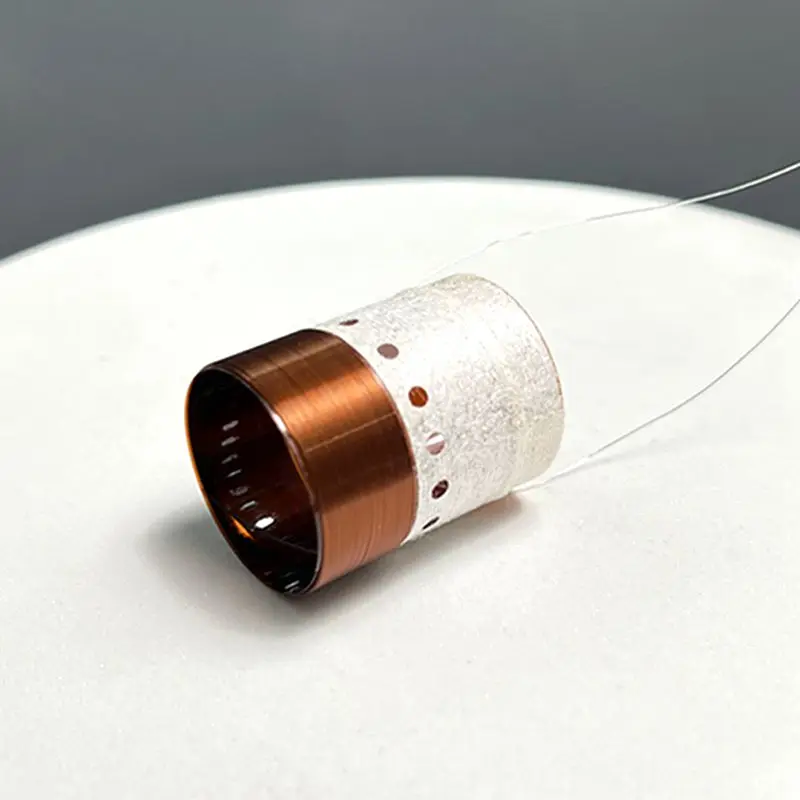 1개 25.9mm 베이스 보이스 코일 우퍼 코일 원형 구리선 수리 부품 KSV 벨트 사운드 홀 스켈레톤 재료