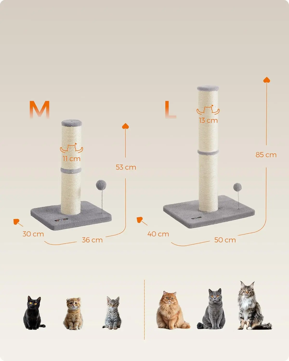 Scratching Post For Indoor Cats Tall Calypso Cat Scratcher The