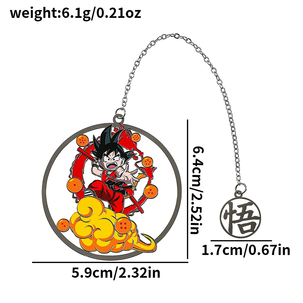 Metal Bookmark Bookmarks Stationery Supplies Dragon Ball metal Bookmarks-Collectibles for anime enthusiasts reading markers for book lovers birthday and Christmas gift