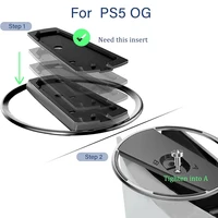 Portable Metal Vertical Stand for PS5 & PS5 Slim Digital Disk Version Anti-Slip Base Holder for Playstation 5 Pro Game Console - Image 4