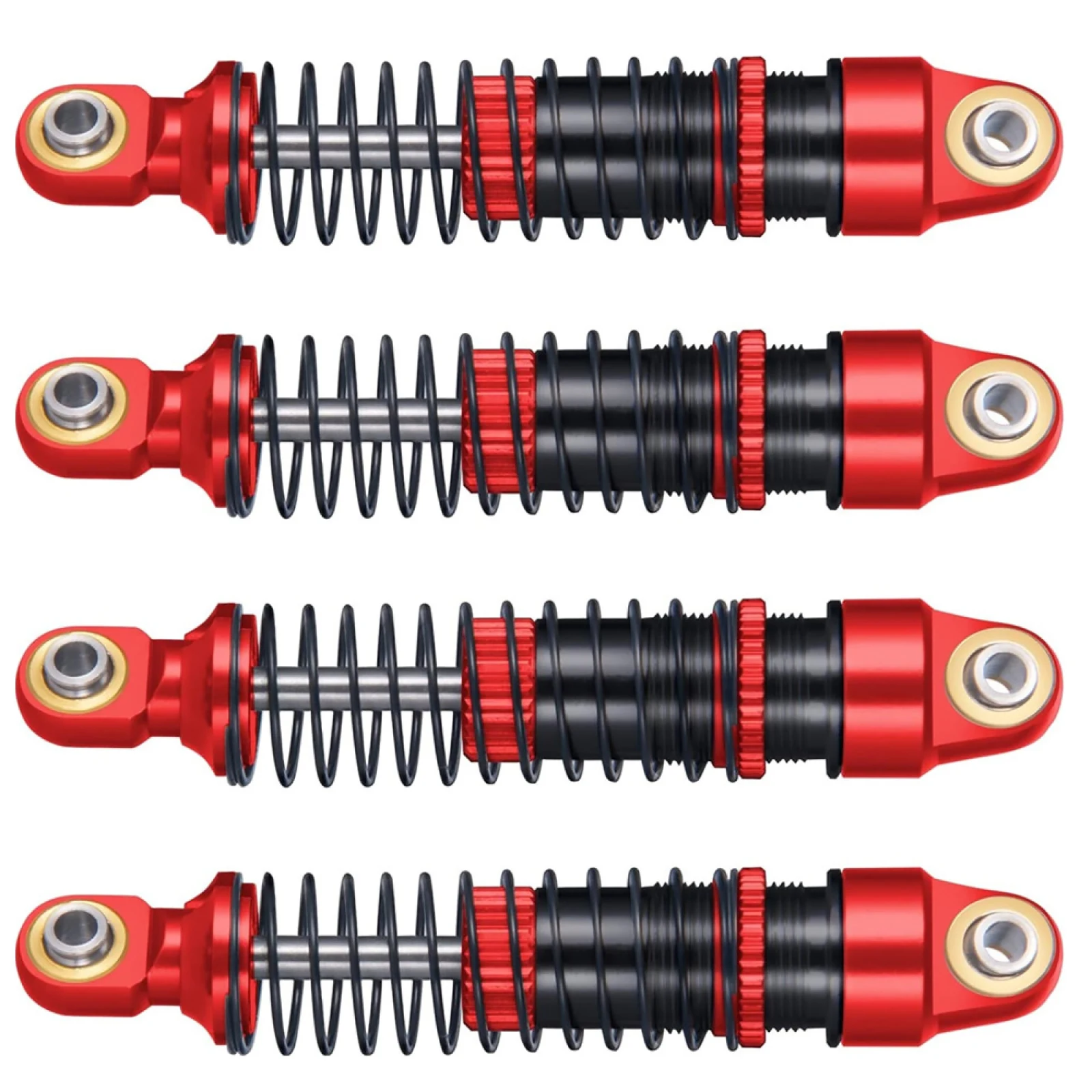 

4Pcs/Set Replacement Aluminum Alloy Shocks Absorbers Damper For Traxxas TRX4-M 1/18 RC Crawler Car Accessories Upgrade Parts New
