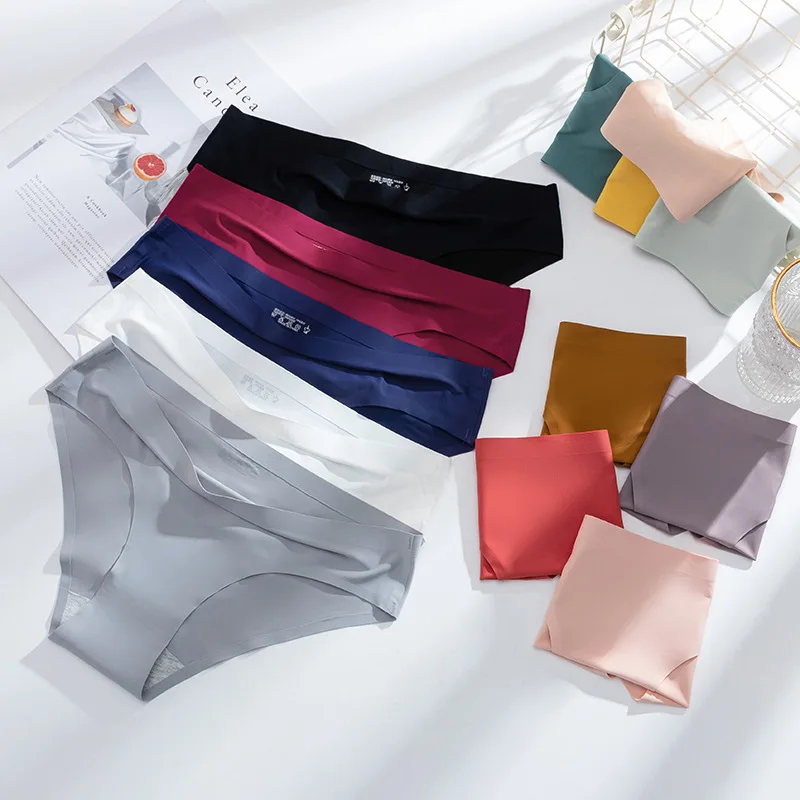 Solid Colours Breathable Seamless Underwear