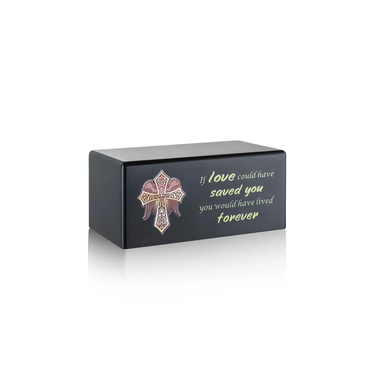 1pcs Pet Cremation Urn with Memorial Word Funeral Ashes Box Rabbit Cat Dog Poultry Memorial Cremation Urns for Human Ashes