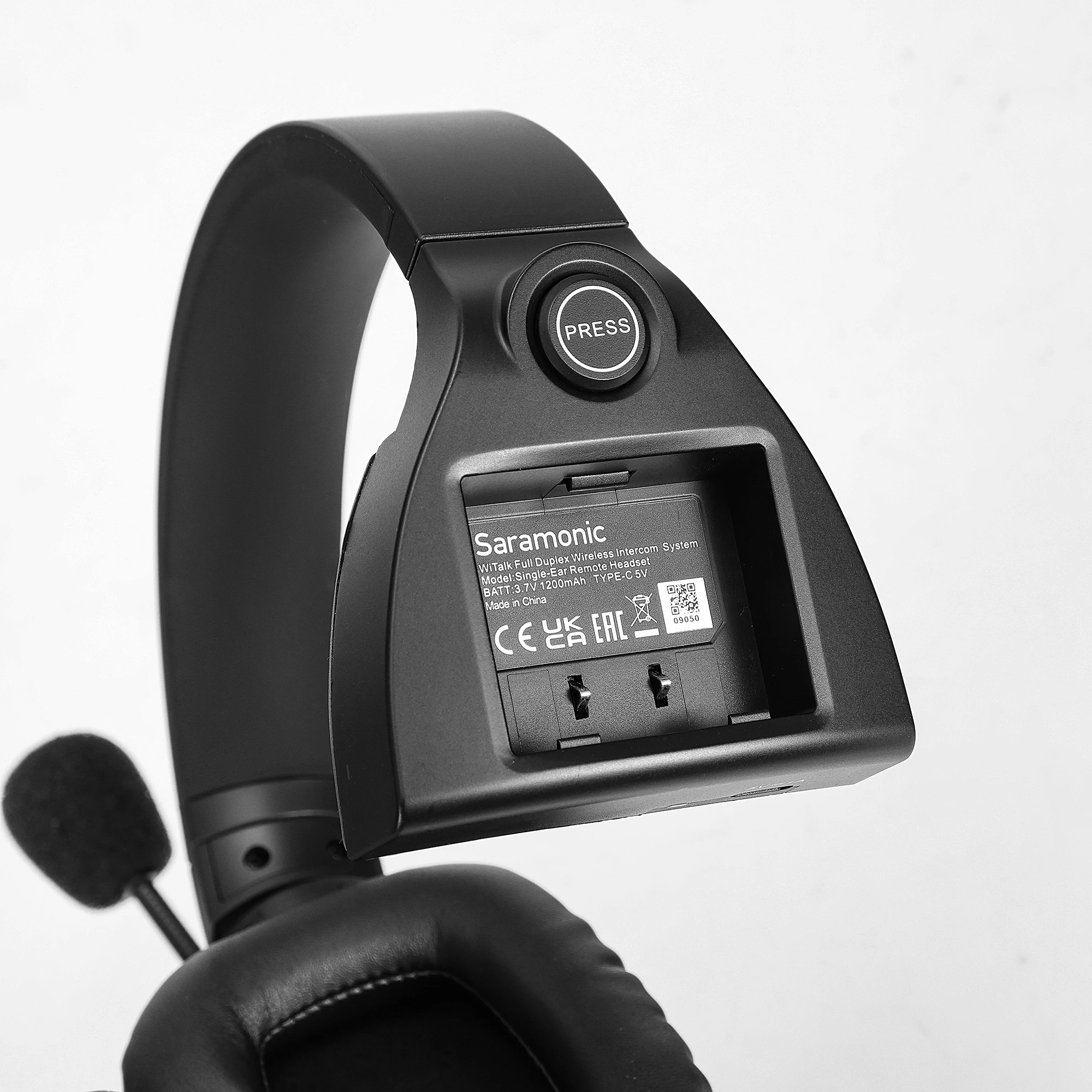 Wireless Microphone Saramonic WiTalk SRH Single-ear Remote Headset for WiTalk 1.9GHz Full-Duplex Communication Wireless Intercom Headsets Microphone