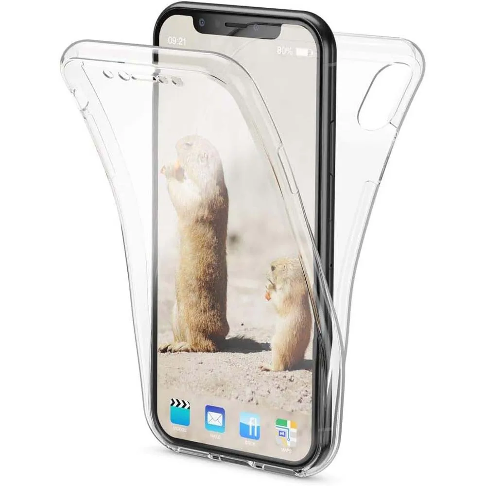 360 Full Body Soft Cover Trasparente Per Iphone X Xs Xs Max 11 Pro 11Pro Max 12 Pro 12Pro Max 13 Mini 13 Pro 13Pro Max Custodia