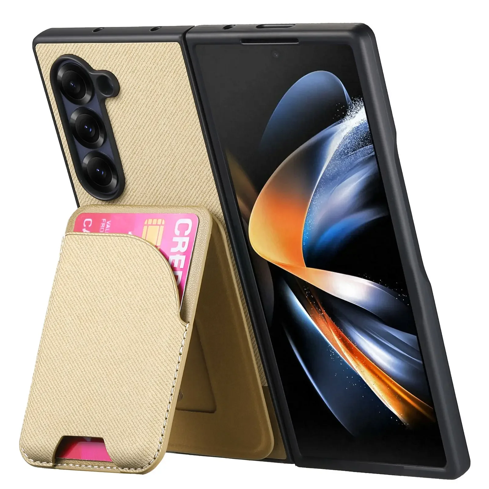 Detachable Magnetic Wallet Phone Case with Card Holder Cover