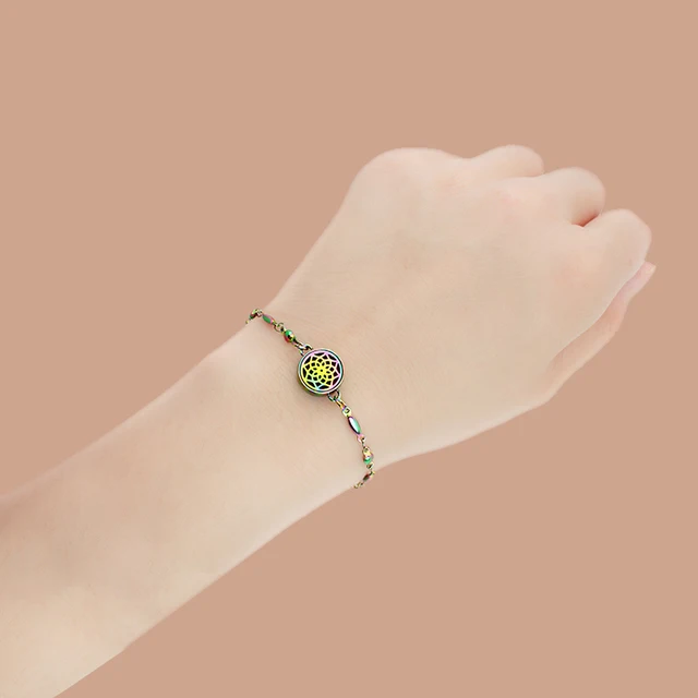 WEBEEDY 2 Aromatherapie Armbänder - ätherische Öl Diffusor Mit 20 Pads