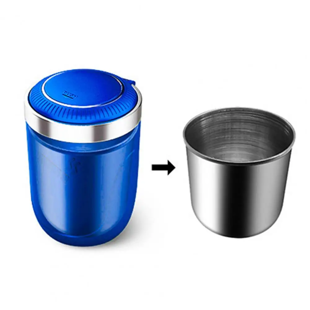 

Car Ashtray Safe with Lid Reusable Smokeless Smell Proof Ashtray Auto Accessories