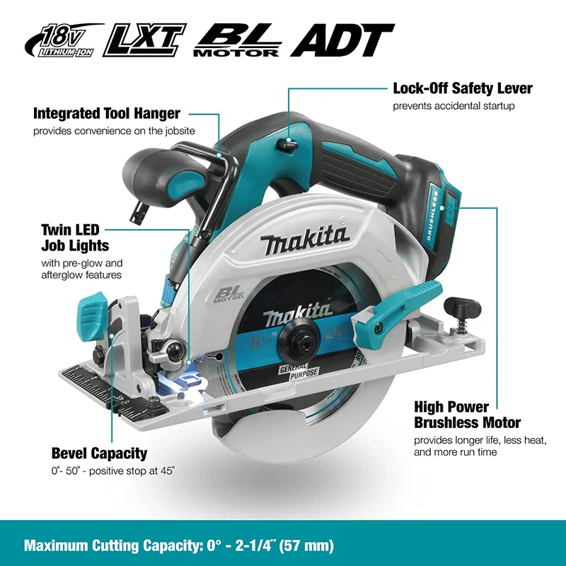Makita DHS680Z 18V Li-Ion LXT Brushless Circular Saw 165mm
