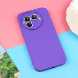 Sand Matte Soft Silicone Shockproof Protective Phone Case Cover for Realme GT8 Pro (China) (Purple)