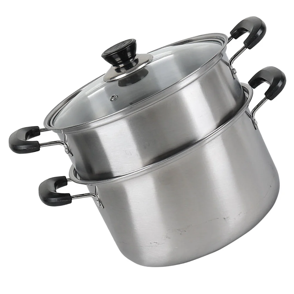 

Stainless Steel Steamer Food Basket Pot for Cooking Kitchen Home Practical Supplies