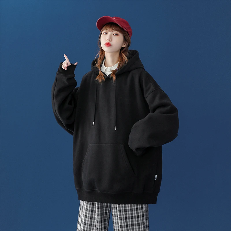 Рисунок 2 - Женский Однотонный свитер с капюшоном