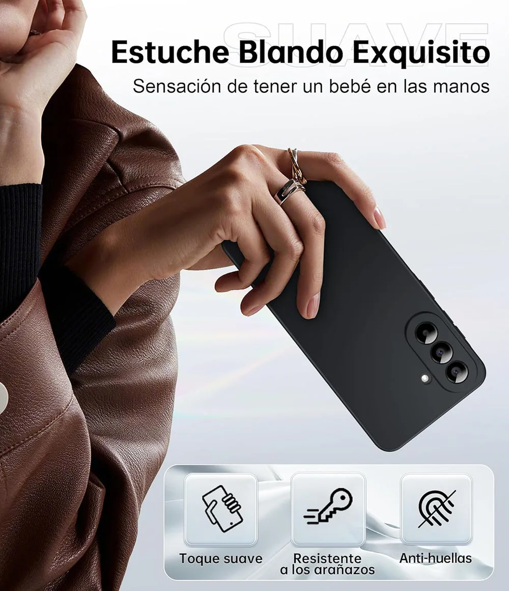 Ultra Thin Matte Black Silicone Frosted Back Cover