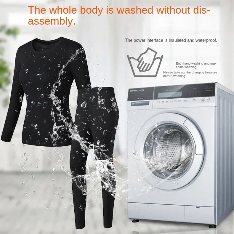 intelligent heating jacket plus velvet bottoming shirt USB charging heating autumn clothes for men and women factory outlet