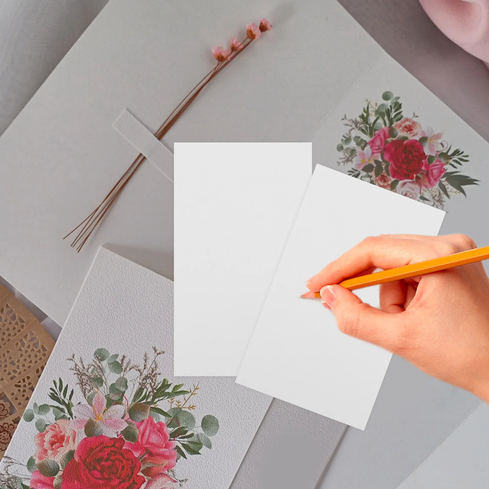200 Pcs Flash Cards Notepads Blank Index Memo Word Memory Flashcards Bulk White Scratch Paper DIY Office Paper Blank Cards 4