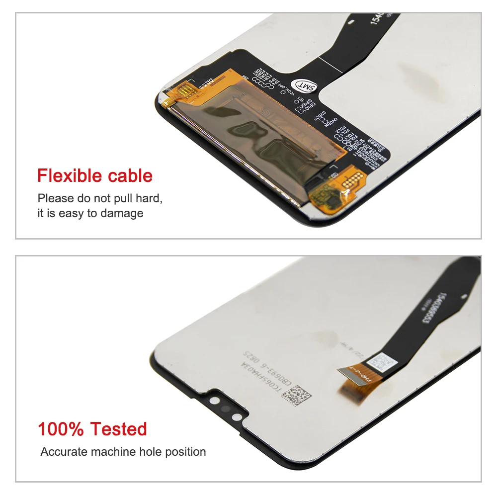 Substituição do Conjunto do Digitador do Tela Táctil Exposição do Lcd Huawei Y8s Jkm-lx1 Jkm-lx2 Jkm-lx3 - Image 3
