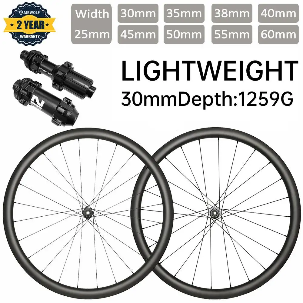 Light Weight Carbon Wheel Set Disc Brake 700c Road Bike Wheelset 411