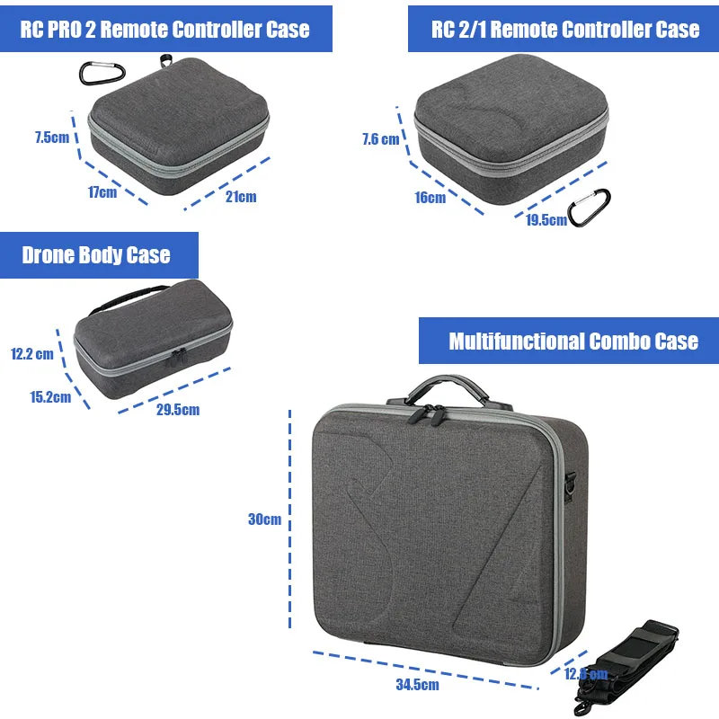 Sac de Rangement Volodymyr pour DJI Mavic 4 Pro RC 2 - Étui Rigide