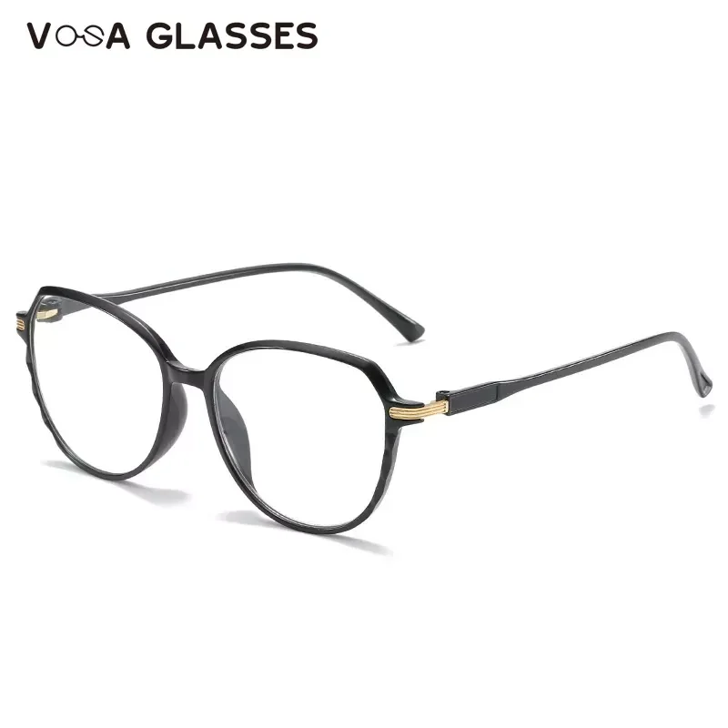Óculos de leitura com moldura grande para mulheres, óculos Presbiopia, resina HD, farsighedness