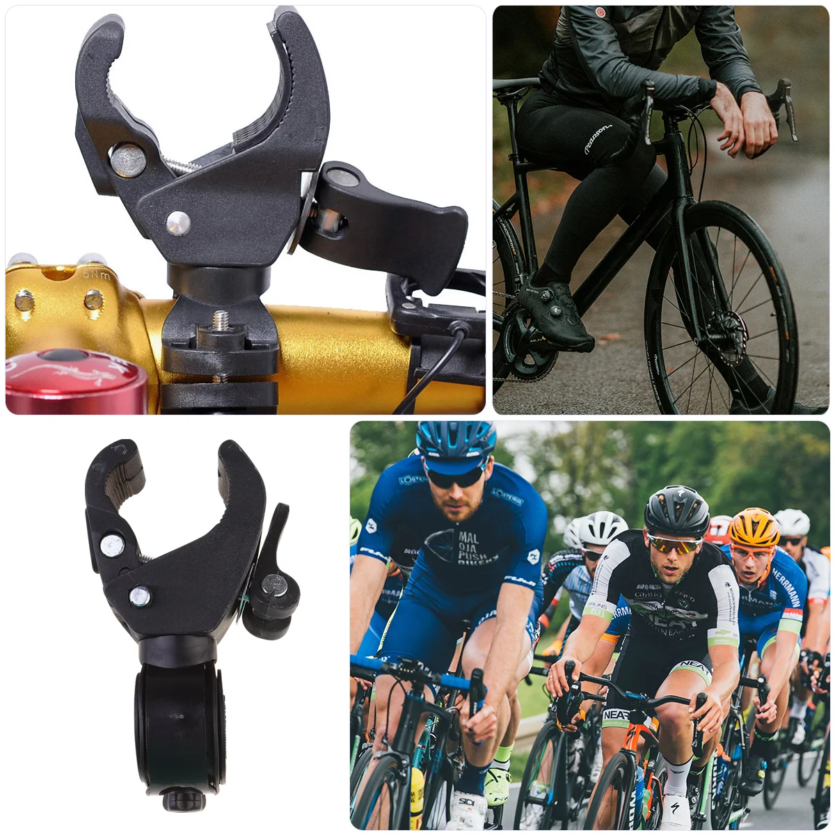 

2 шт., пластиковый держатель для велосипеда