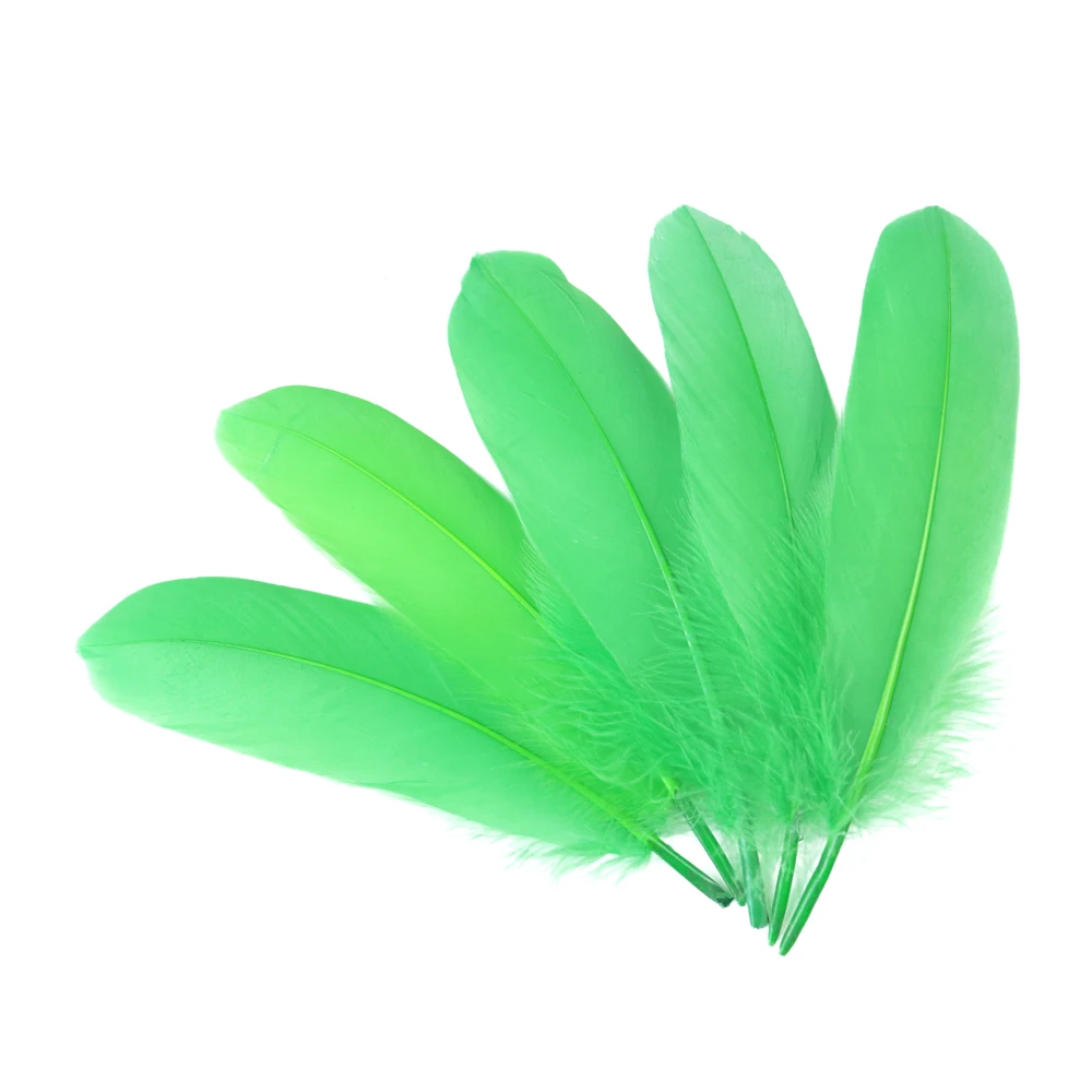 Natural Goose Feather Plumas for Handicraft Dream Catcher Swan Feather for Home Party Jewelry Decoration 15-20cm