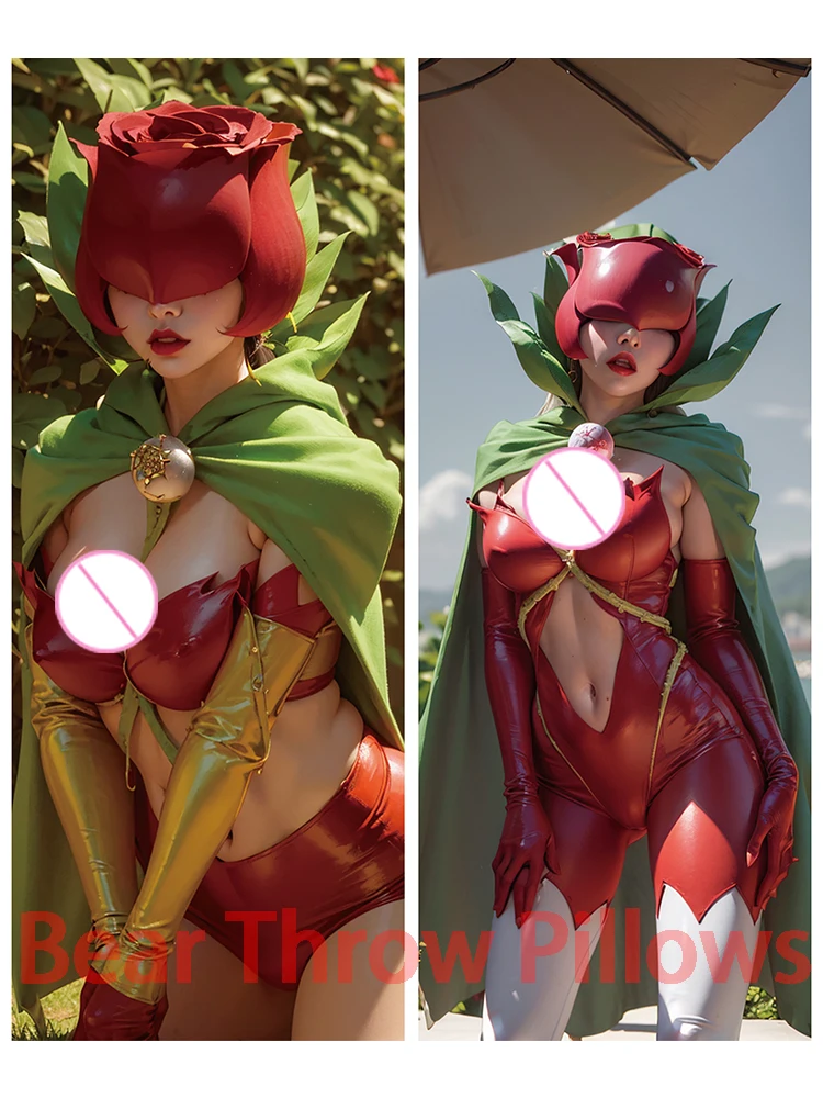 

Dakimakura anime Rosemon AI Illustrations Large Breasts Double-sided Print Life-size body pillows cover Decoration gift