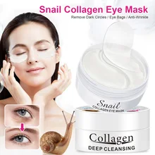 

Snail Collagen Eye Mask Remove Dark Circles Eye Bags Anti-Wrinkles Eye Patches Anti-Aging Moisturizing Eye Care