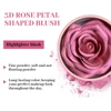 Single Color Matte Petal Blush Palette Highgloss Contouring Cream Contour Makeup Rouge for Women Beauty Cosmetics Makeup Palette 6
