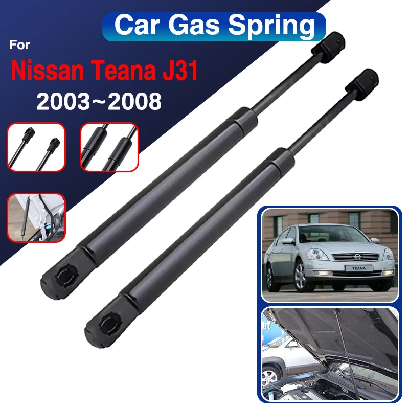 

Car Hood Pillar For Nissan Teana J31 2003~2008 Maxima Cefiro Front Hood Engine Supporting Strut Spring Shock Bar Car Accessories