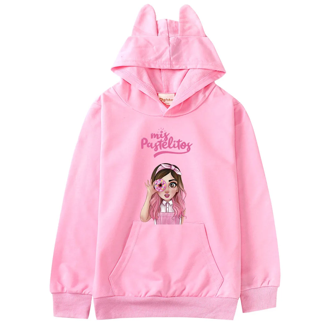 3D Mis Pastelitos Boys Hoodies Tees Cotton Boys Spring Clothes Shirts for Teenage Girls Anime Cosplay Pink Kids Hooded Tops