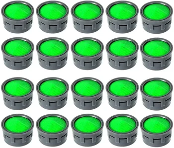 20 ชิ้นก๊อกน้ํา Aerator, Flow Restrictor เปลี่ยนชิ้นส่วนใส่ Sink Aerator อ่างล้างหน้า Tap Filter - Tap Aerato อุปกรณ์ครัว 1