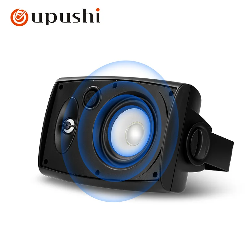 Oupushi 벽걸이 스피커 VA8-OS, 전문 주파수 분할 회로, 멀티미디어 스피커, 패시브 스피커, 80W, 8Ohm