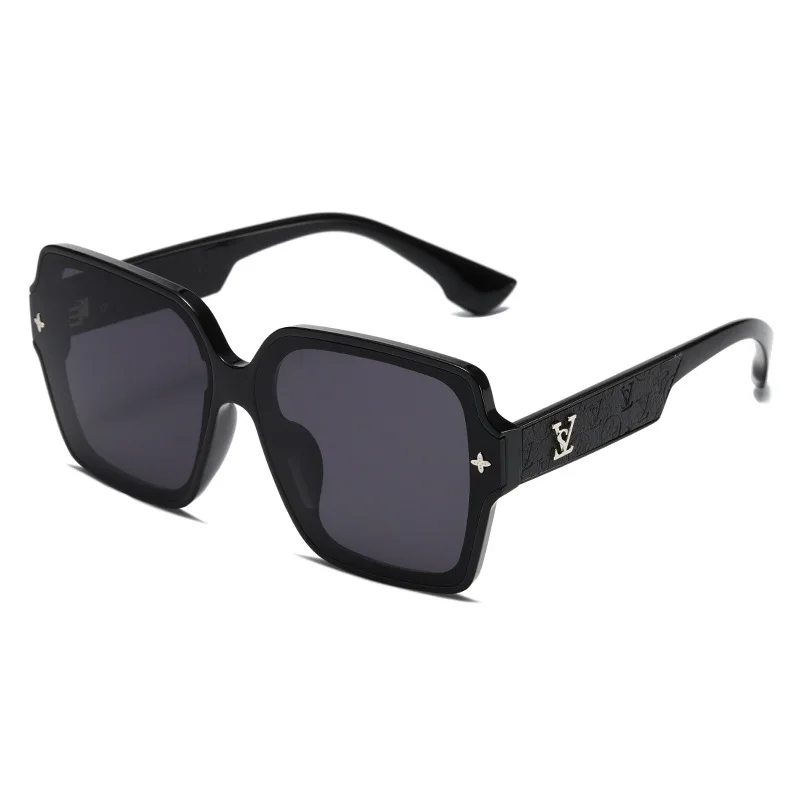 Polarized Sunglasses Retro Sunglasses Fashion Box Women's Luxury Personalized Sunglasses Outdoor UV Protection UV400 Large Frame Driving Glasses