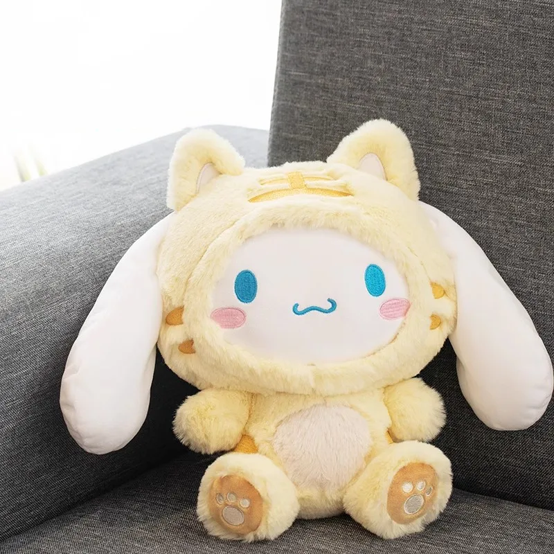 

Sanrio плюшевая кавайная игрушка Cinnamoroll Babycinnamoroll милый кролик сумка подвеска подушка диван украшение подарок
